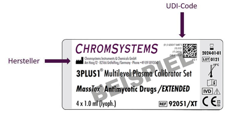 UDI Label Calibrator Set - Chromsystems