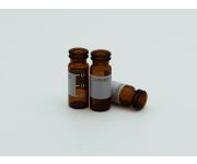 Autosampler Vials, snap ring amber glass, 1.5 ml 