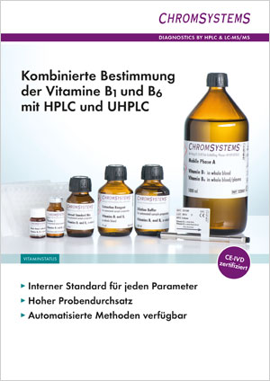 Broschüren-Download Vitamine B1 und B6 - HPLC - Chromsystems