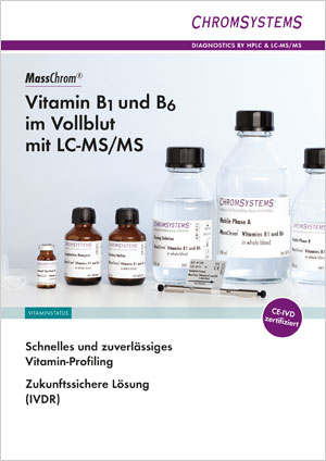 Broschüren-Download Vitamine B1 und B6 - LCMS - Chromsystems