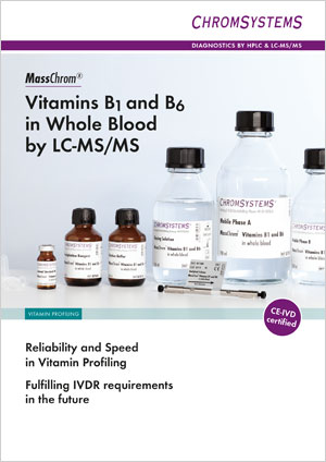 Download Brochure Vitamins B1 and B6 - LCMS - Chromsystems